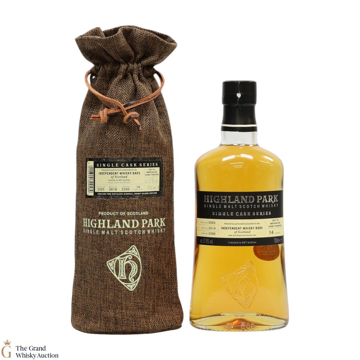 Highland Park - 14 Year Old - 2005 Single Cask Independent Whisky Bars of Scotland Cask #2390