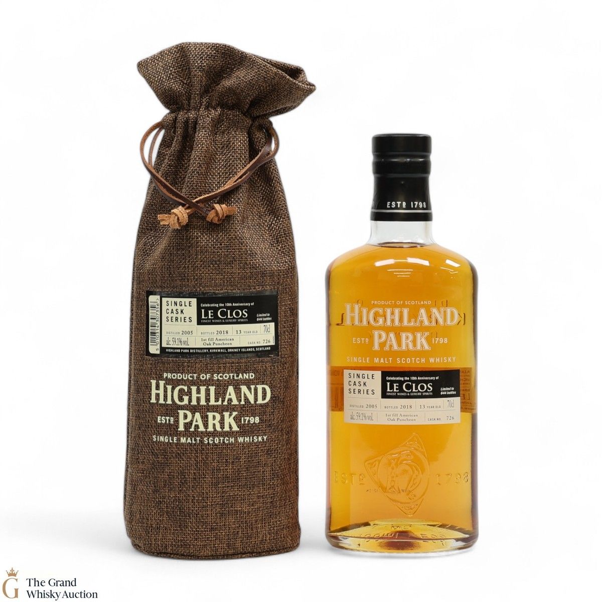 Highland Park - 13 Year Old - Single Cask #726 - Le Clos