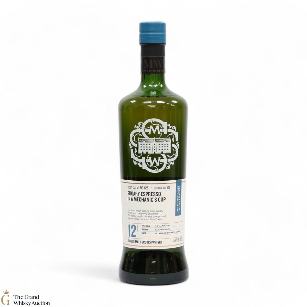 Glen Scotia - 12 Year Old 2007 - SMWS 93.125 - Sugary expresso in a mechanic's cup