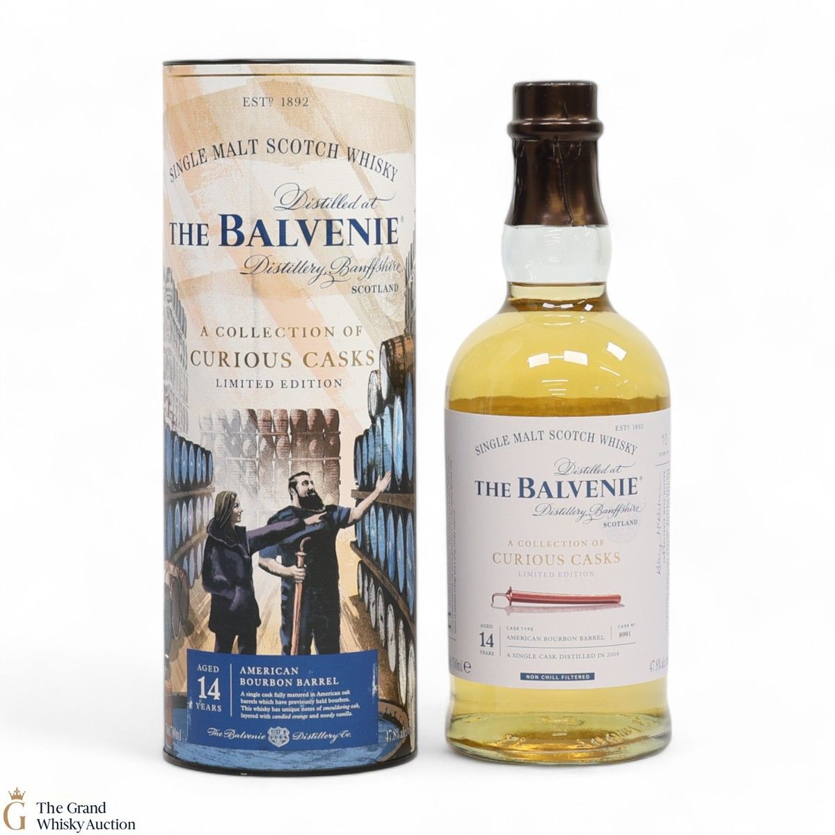 Balvenie - 14 Year Old 2009 - American Bourbon Barrel #8991 - A Collection of Curious Casks 
