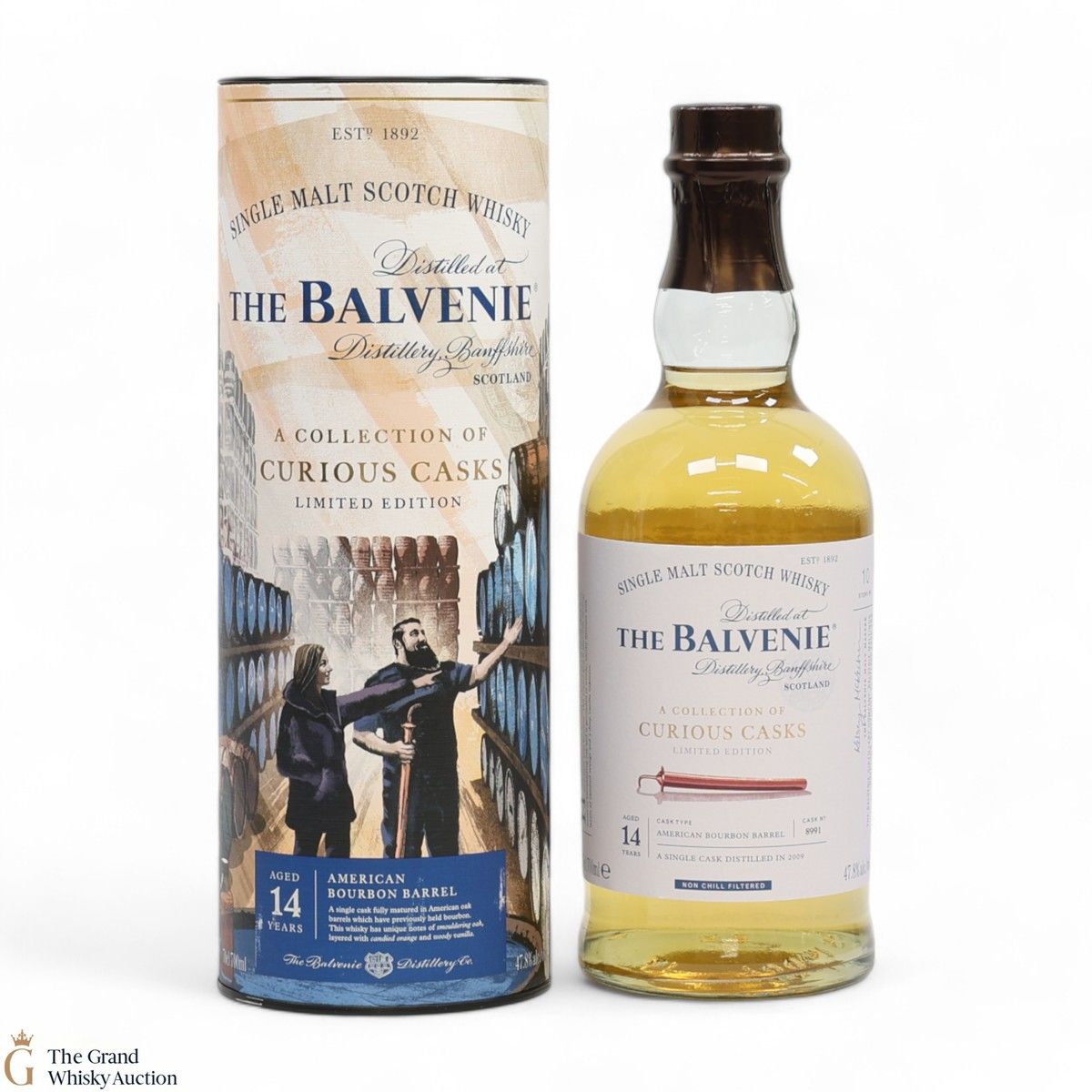 Balvenie - 14 Year Old 2009 - American Bourbon Barrel #8991 - A Collection of Curious Casks 