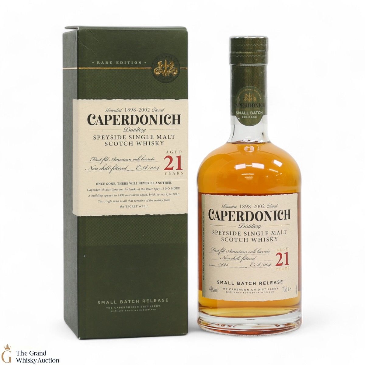 Caperdonich - 21 Year Old - Small Batch Release - Rare Edition