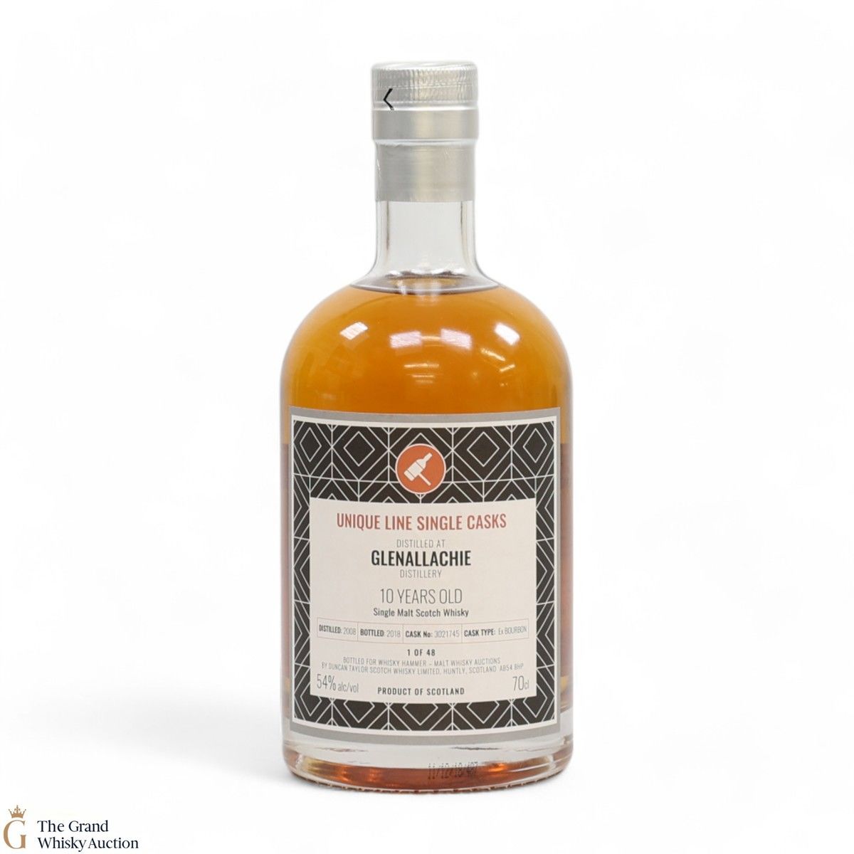 Glenallachie - 10 Year Old 2008 - Unique Line Single Cask #3021745