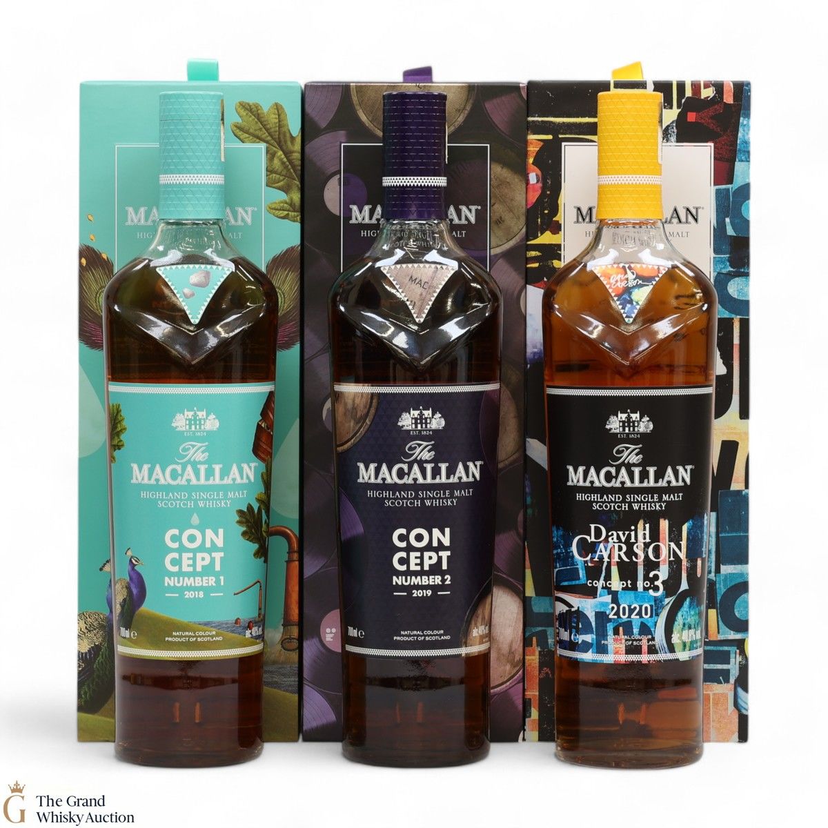 Macallan - Concept No.1, No.2 + No.3 (3 x 70cl)