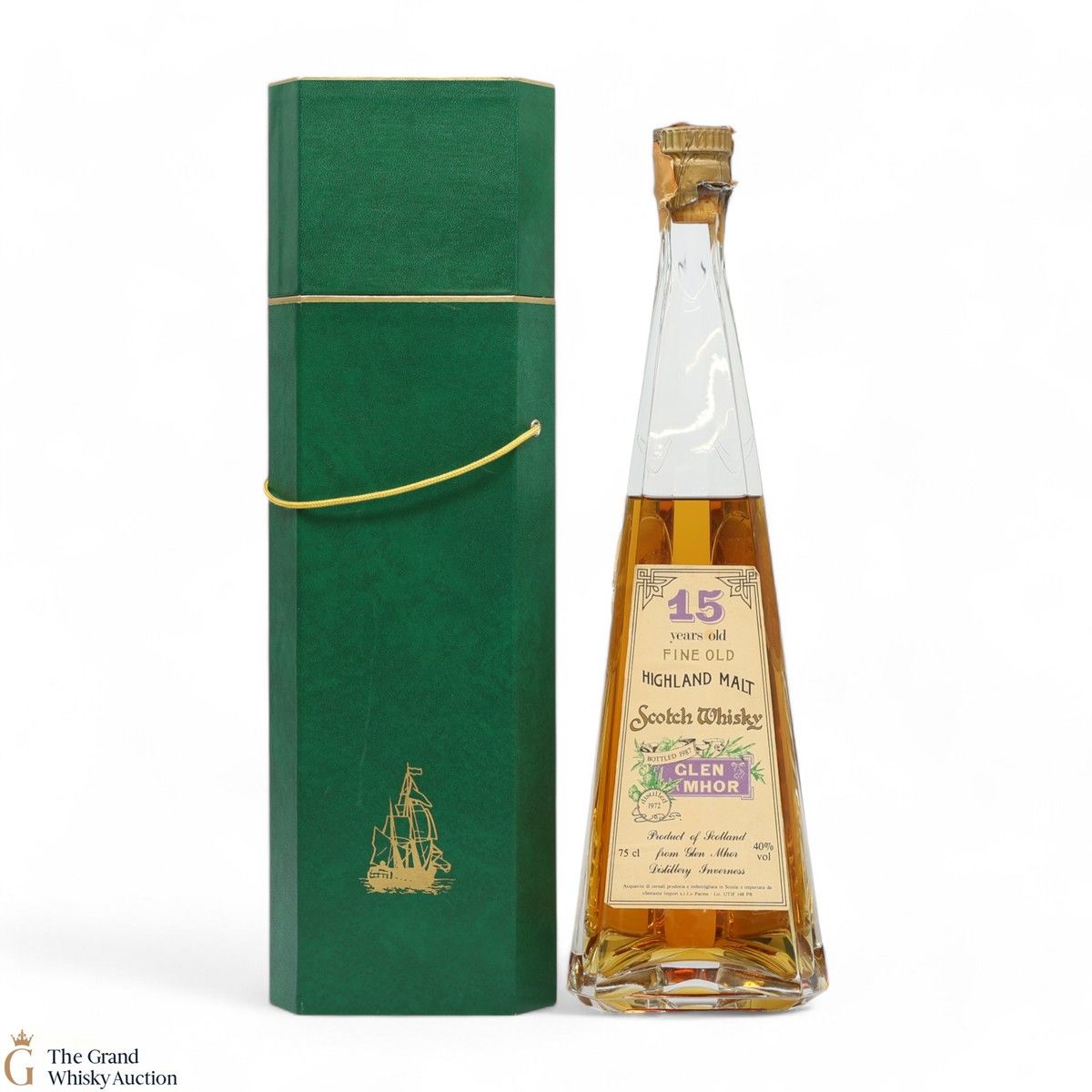 Glen Mhor - 15 Year Old 1972 - Gordon & MacPhail - Co. Import & Sestante (75cl)