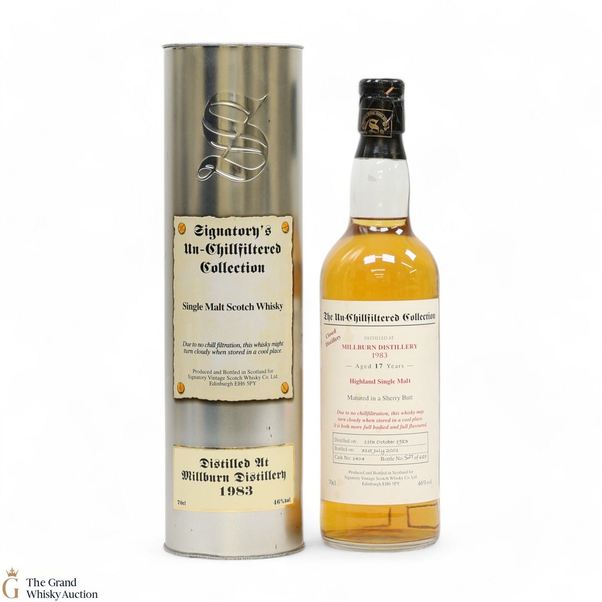 Millburn - 17 Year Old 1983 - Cask #1404 - Sherry Butt Signatory 
