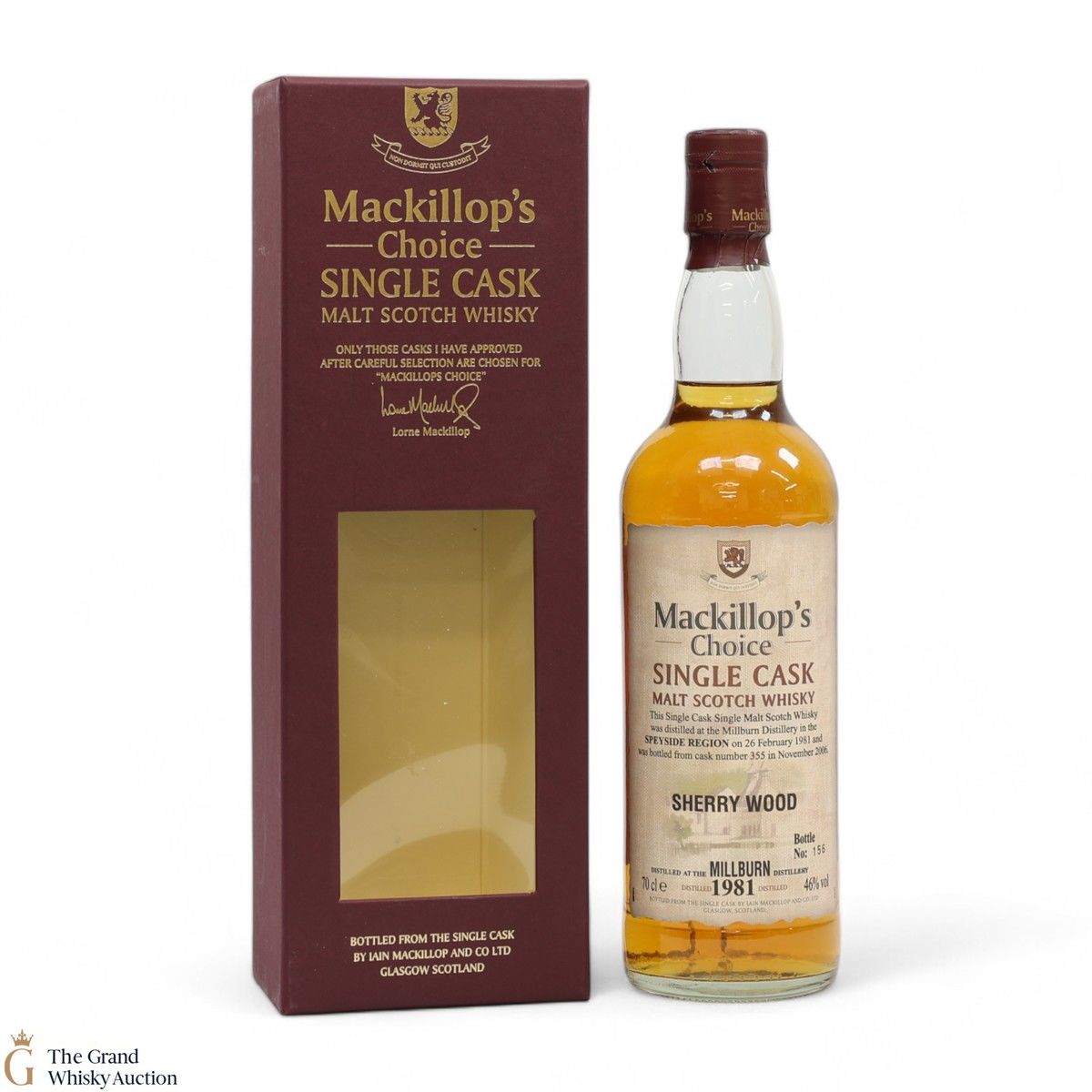 Millburn - 1981 Sherry Wood Cask #355 - Mackillop's Choice 