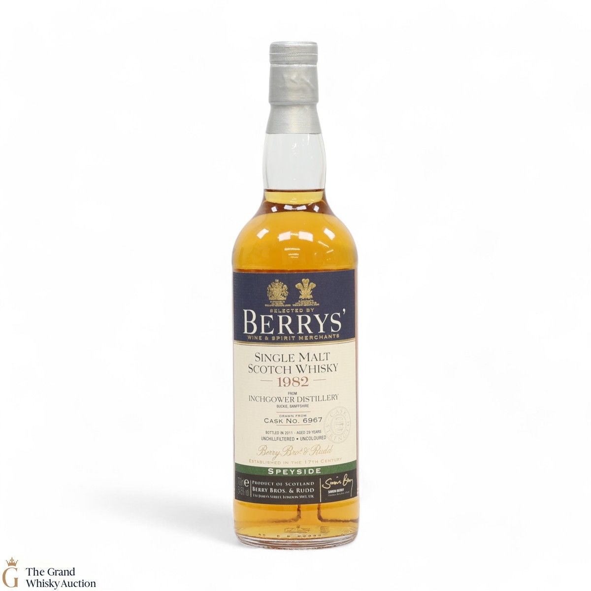 Inchgower - 29 Year Old 1982 - Cask #6967 Berry Bros 2011