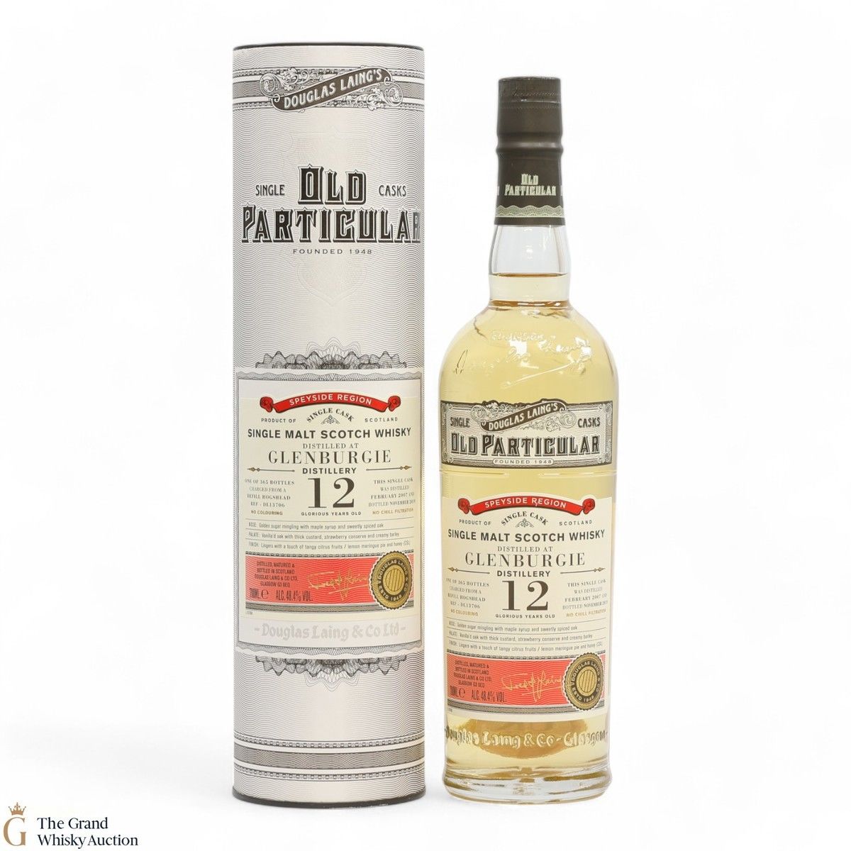 Glenburgie - 12 Year Old  2007 - Old Particular - Douglas Laing