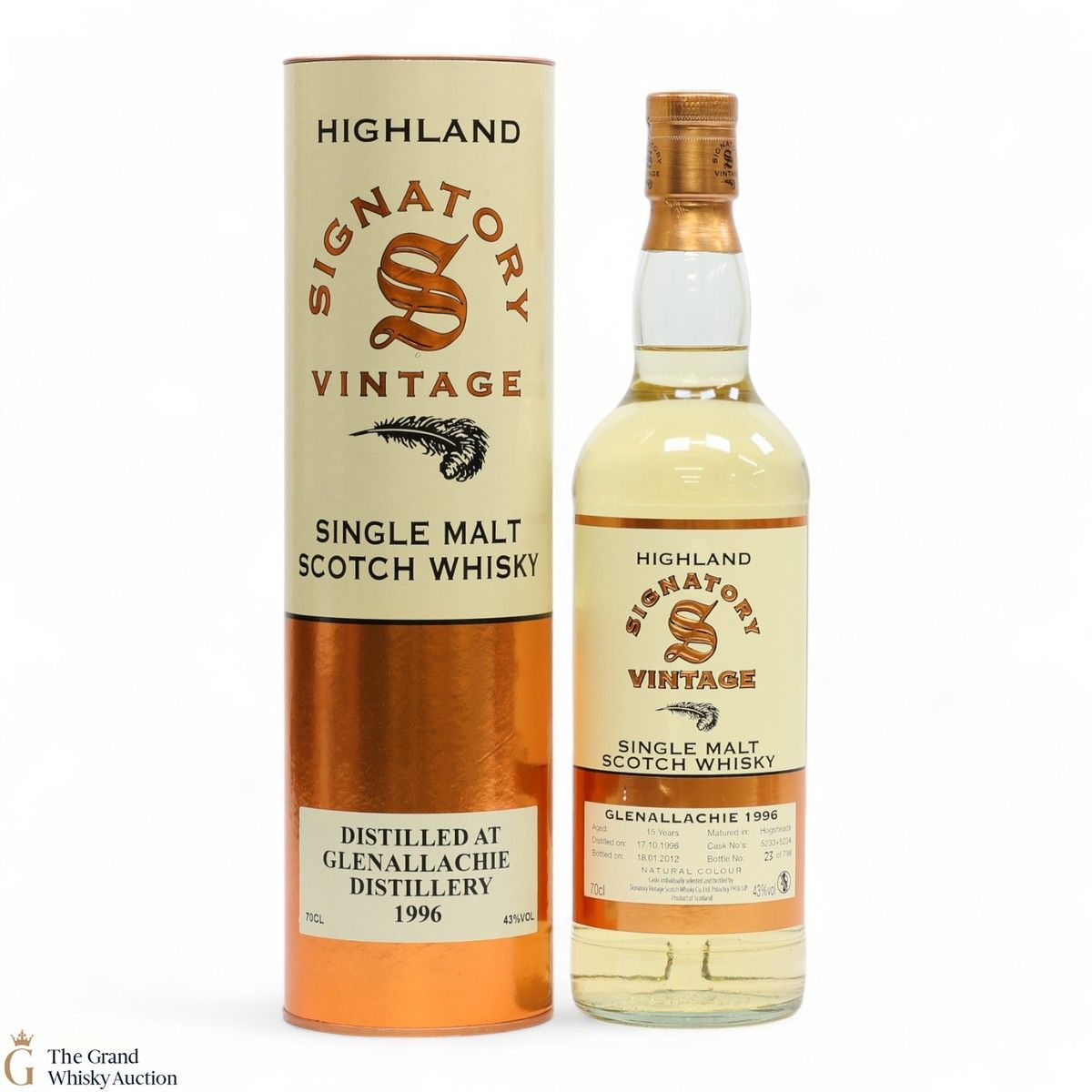 Glenallachie - 15 Year Old 1996 #5233 & 5234 - Signatory Vintage