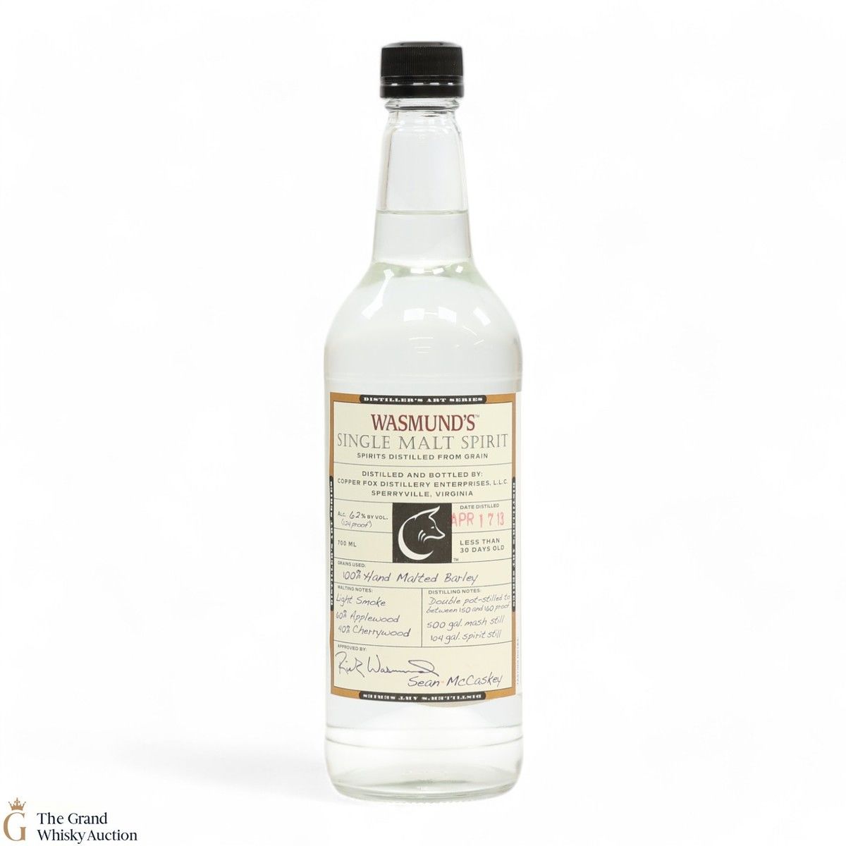Wasmund's - Single Malt Spirit