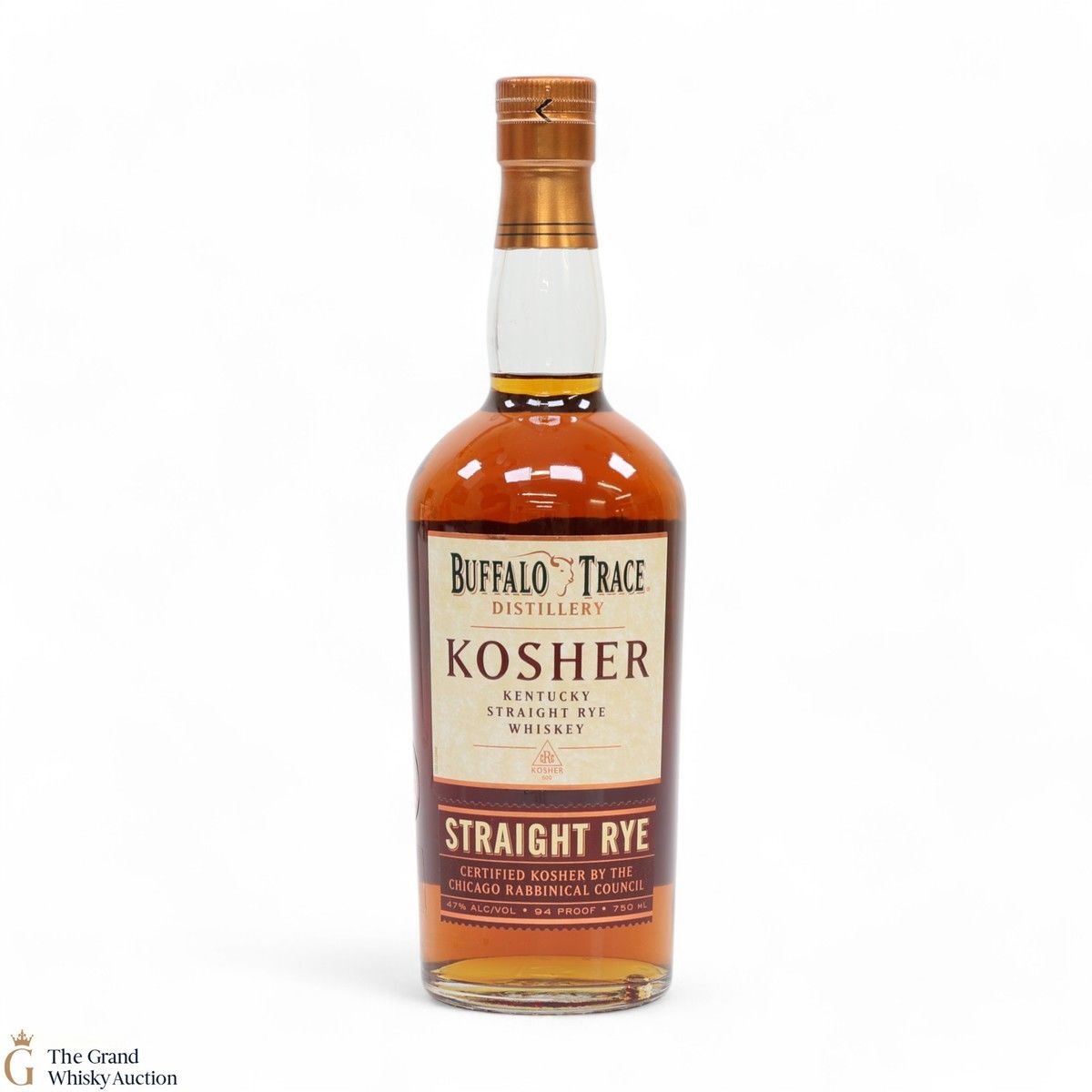Buffalo Trace - Kosher Straight Rye Recipe 94 Proof 75cl