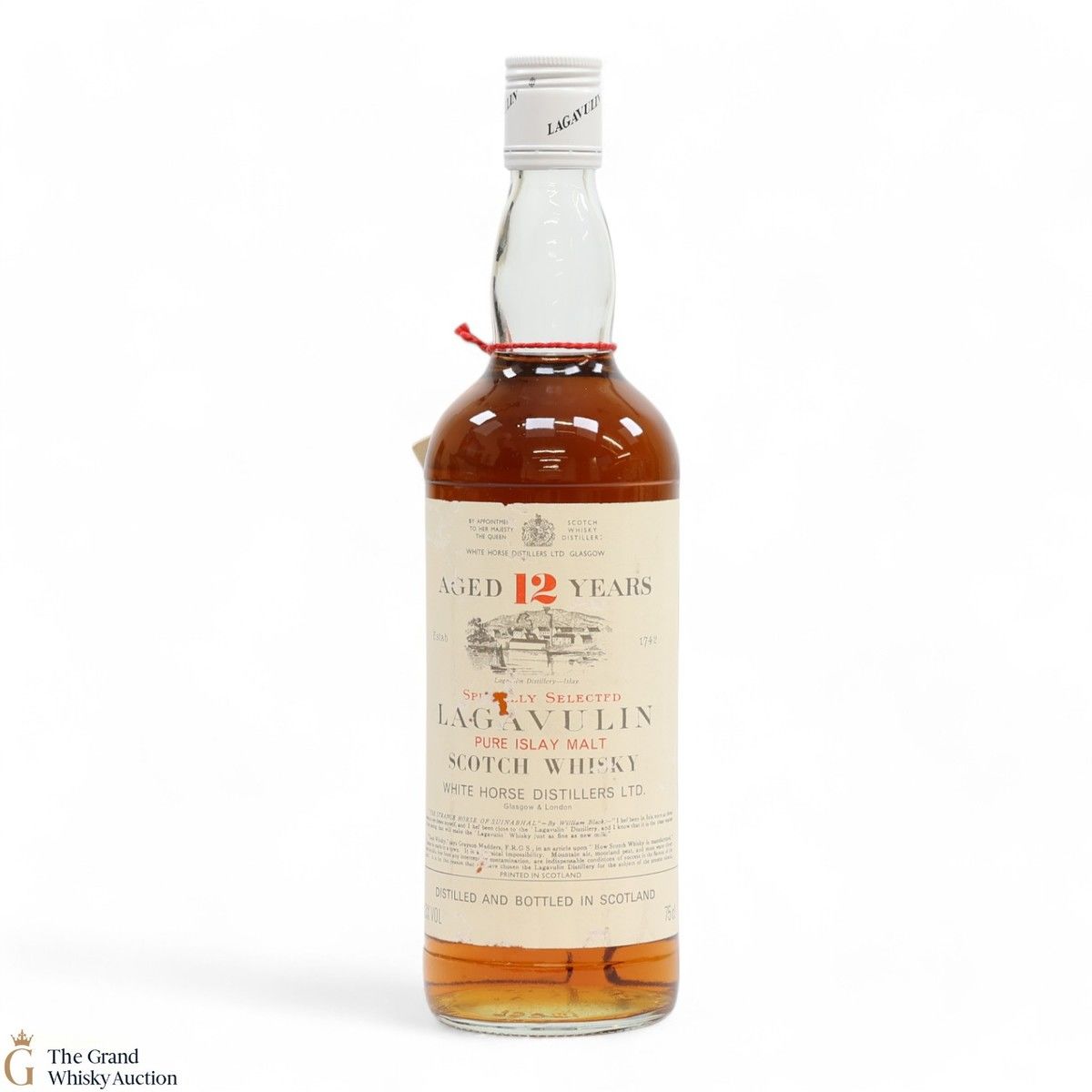 Lagavulin - 12 Year Old - White Horse 1980s (75cl)