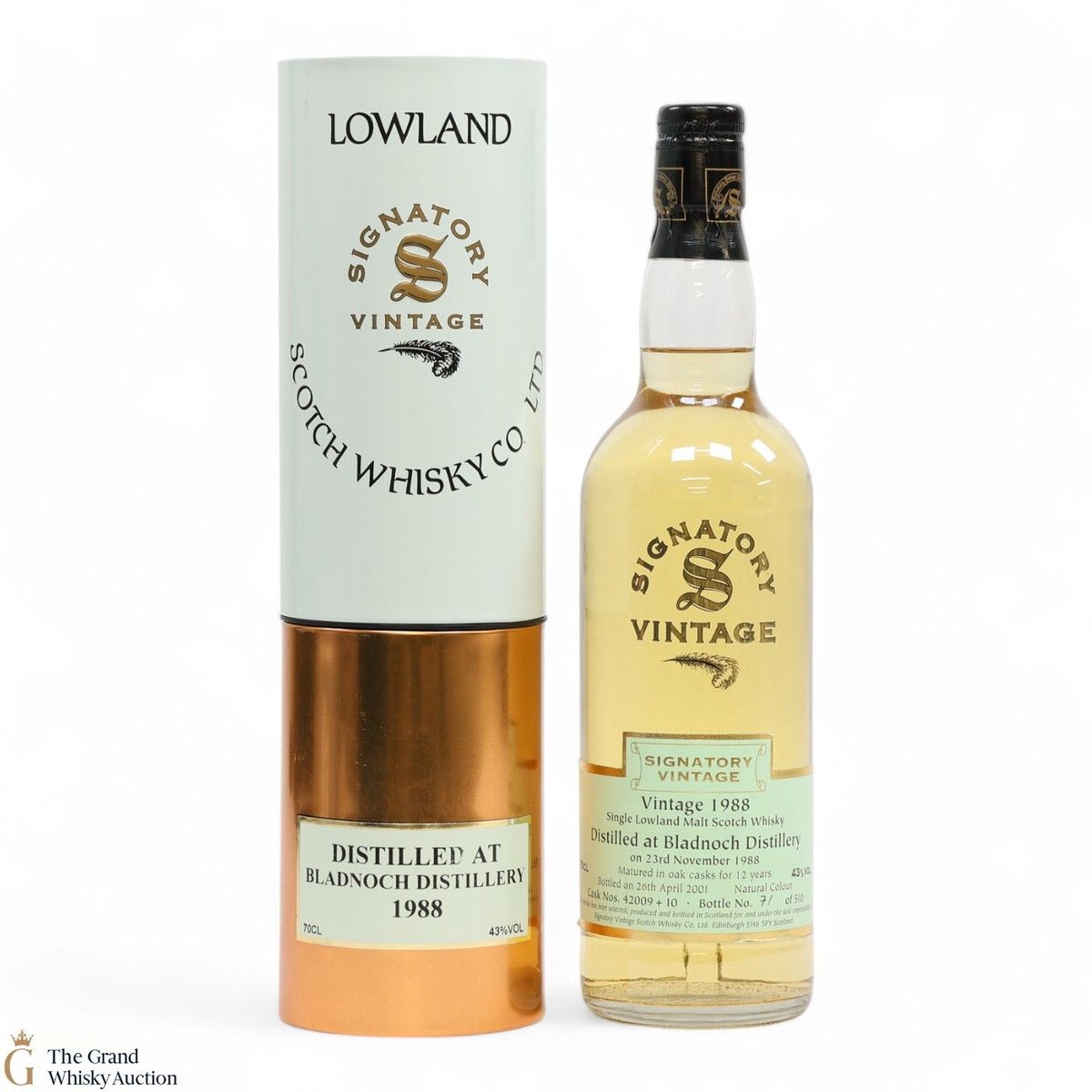 Bladnoch - 12 Year Old 1988 Signatory #42009 & 42010