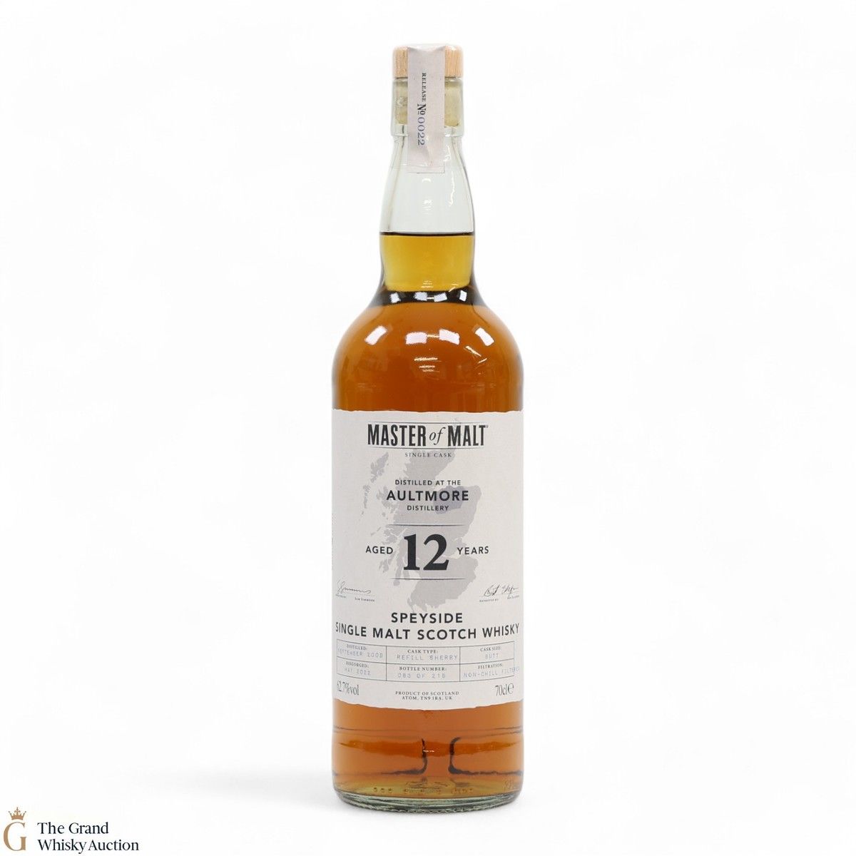 Aultmore - 12 Year Old 2009 - Master of Malt #22