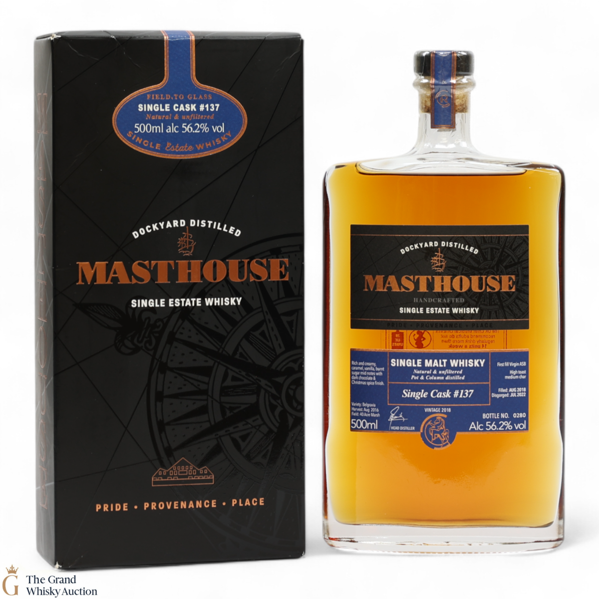 Copper Rivet - Masthouse 2018 - Single Cask #137 (50cl)