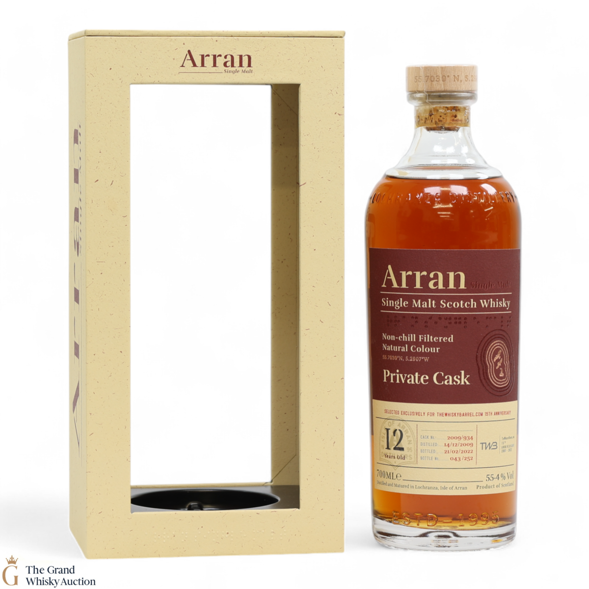 Arran - 12 Year Old 2009 Private Cask #934