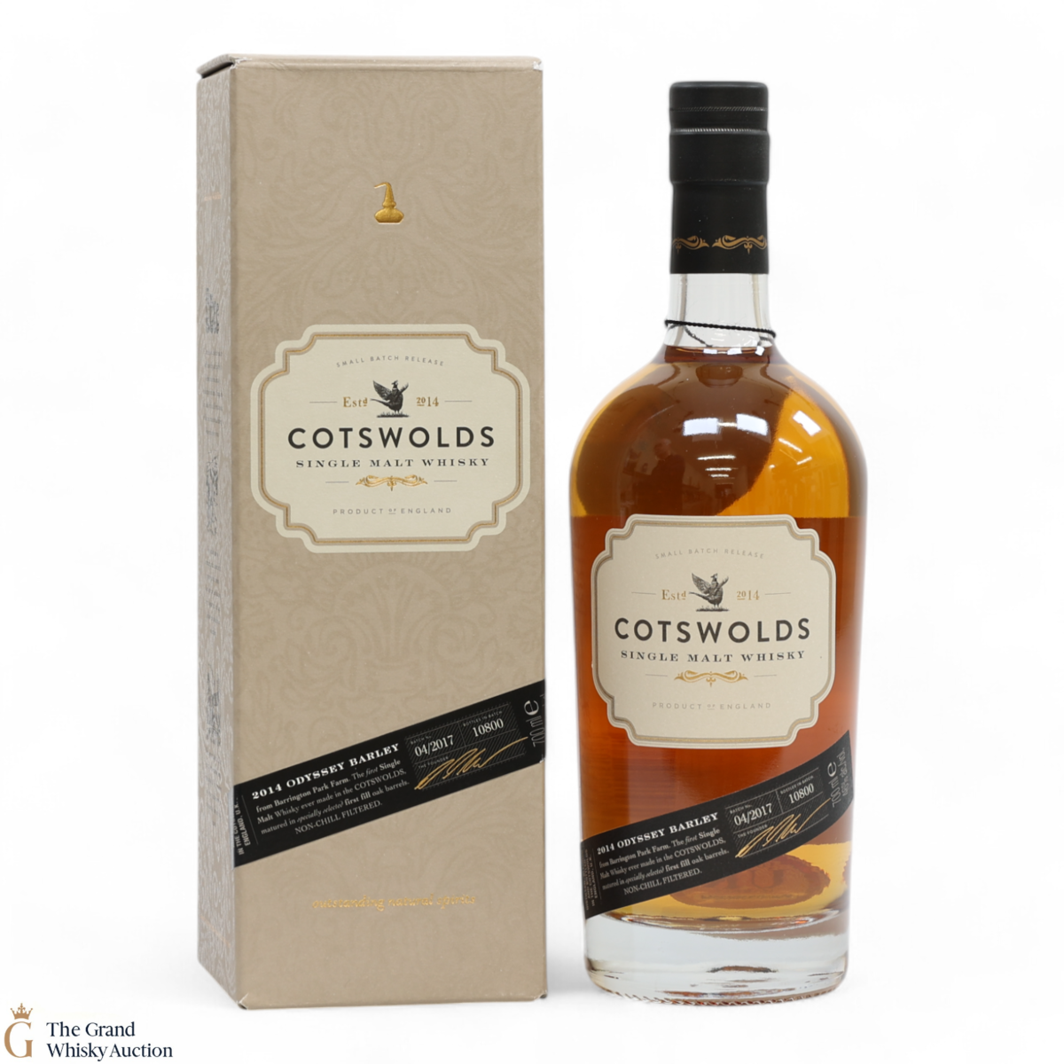 Cotswolds - Single Malt - 2014 Odyssey Barley - Batch #04/2017