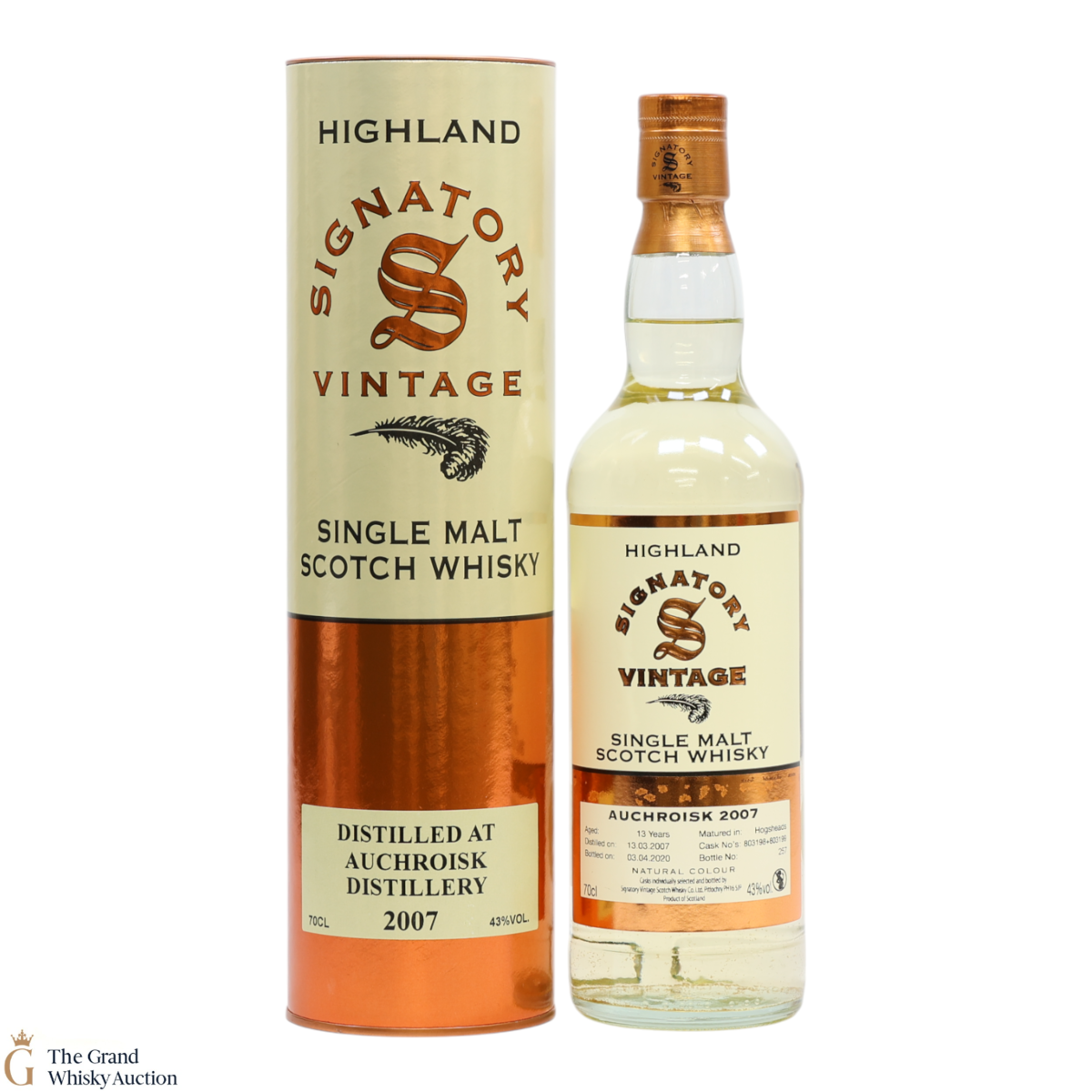 Auchroisk - 13 Year Old 2007 - Signatory Vintage