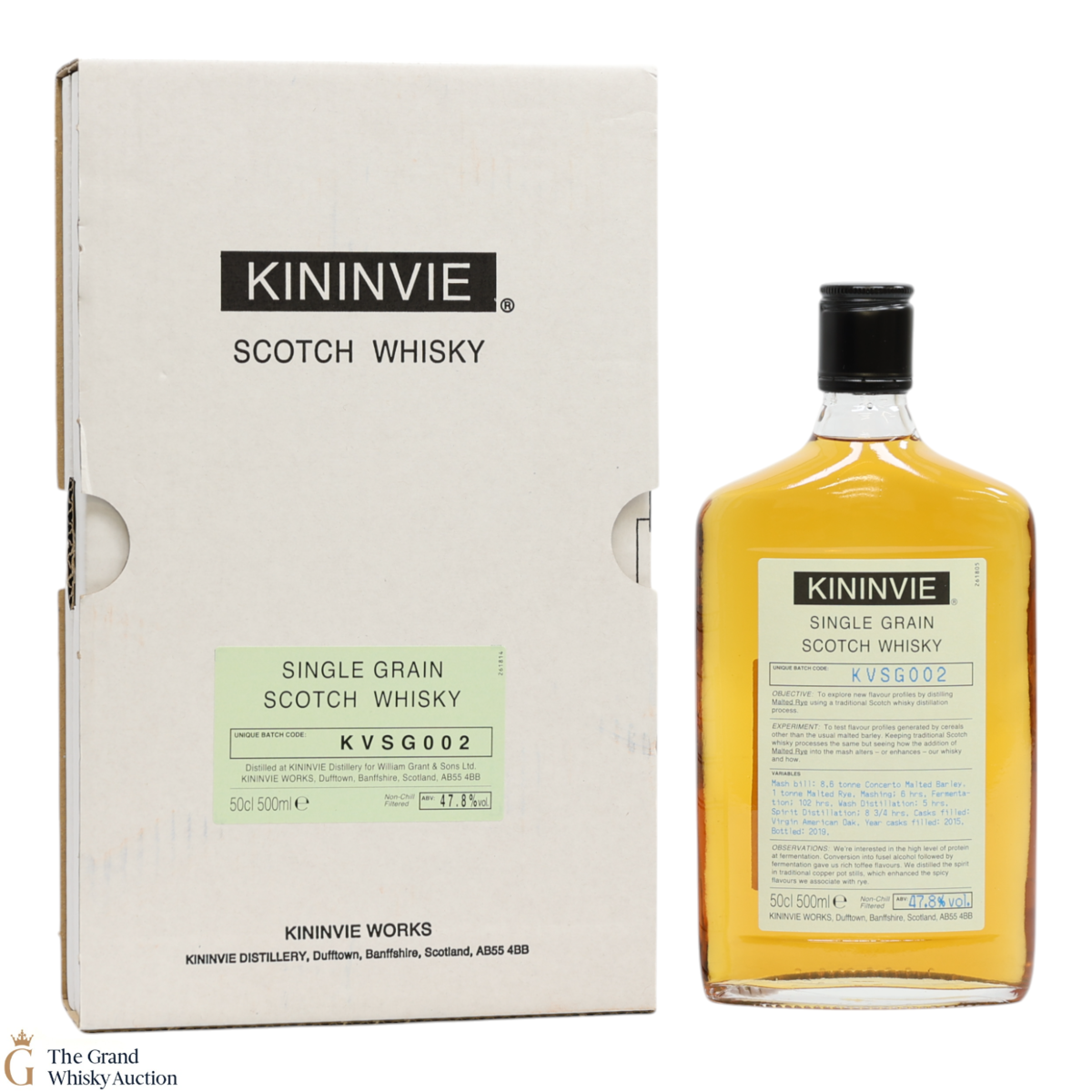 Kininvie - Works Single Grain Batch #KVSG002 (50cl)