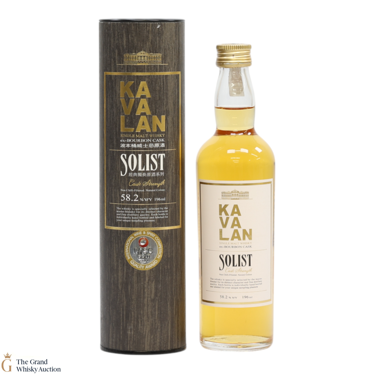 Kavalan - Solist - Ex-Bourbon Cask 58.2% (20cl)