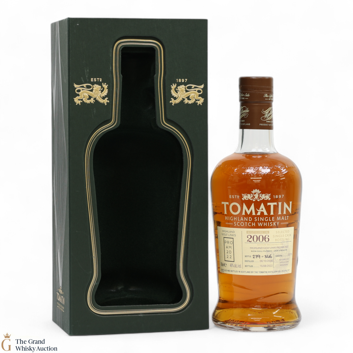 Tomatin - 2006 Single Cask #33275 - Highland Golf Links Pro AM 2022