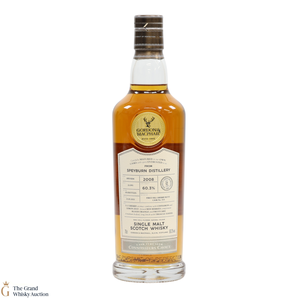 Speyburn - 12 Year Old 2008 - Gordon & MacPhail Connoisseur's Choice