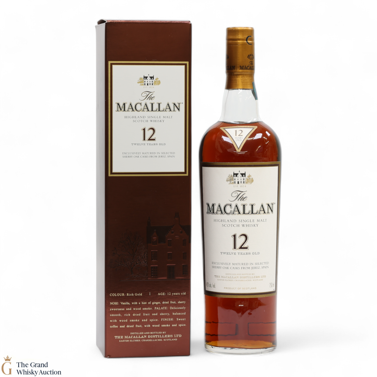 Macallan - 12 Year Old - Sherry Oak 75cl