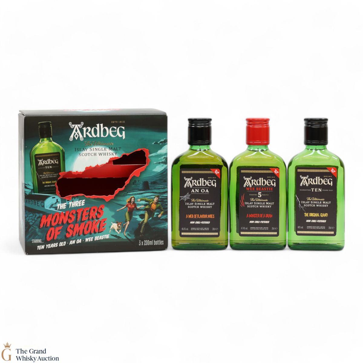 Ardbeg - The Three Monsters Of Smoke 3 x 20cl