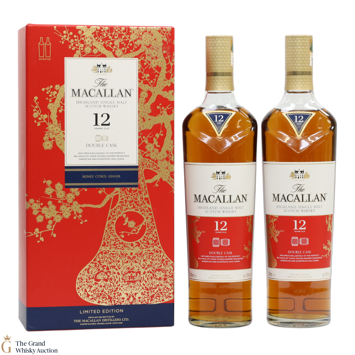 Macallan - 12 Year Old - Double Cask - Year of the Pig (2 x 70cl)