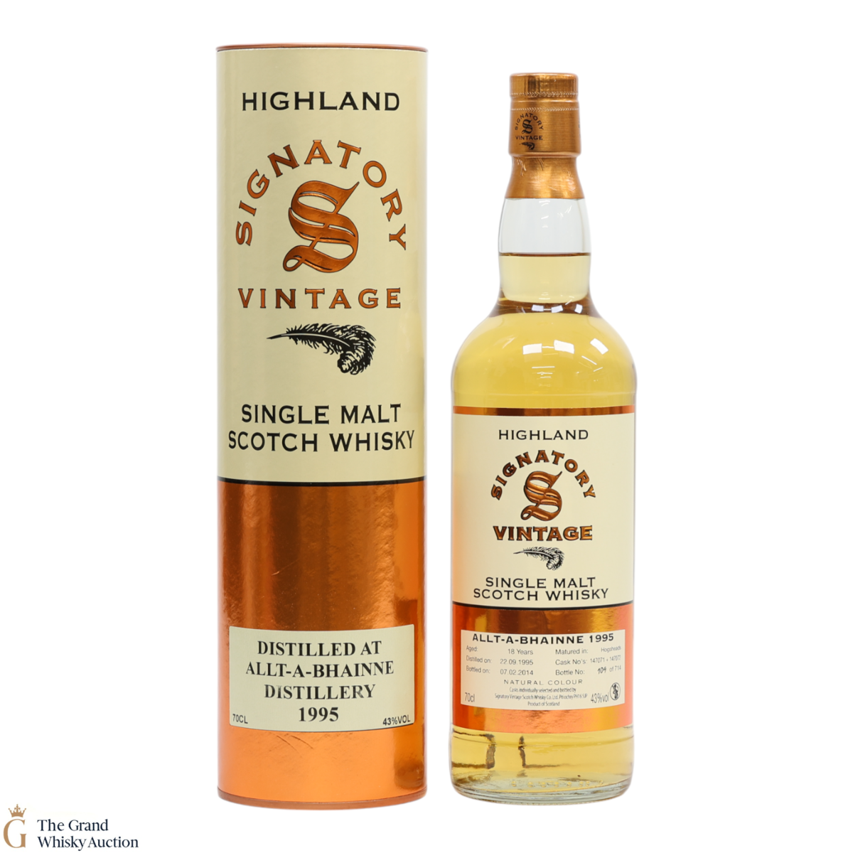 Allt-A-Bhainne - 18 Year Old 1995 -  Signatory Vintage