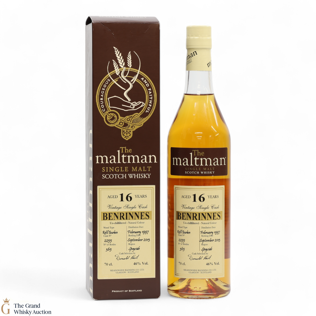 Benrinnes - 16 Year Old 1997 - Single Cask #2255 - The Maltman