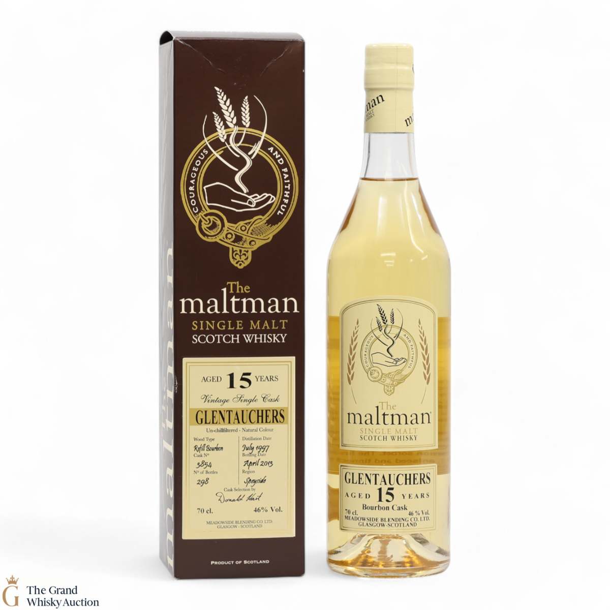 Glentauchers - 15 Year Old 1997 - Single Cask #3854 - The Maltman