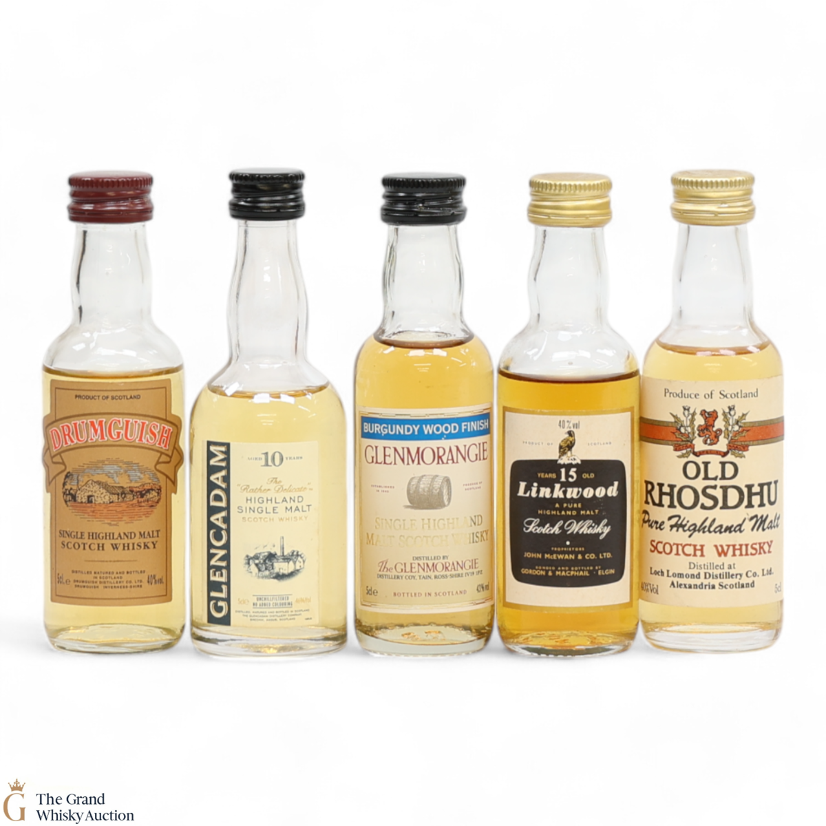 Assorted Highland Miniatures (5 x 5cl)