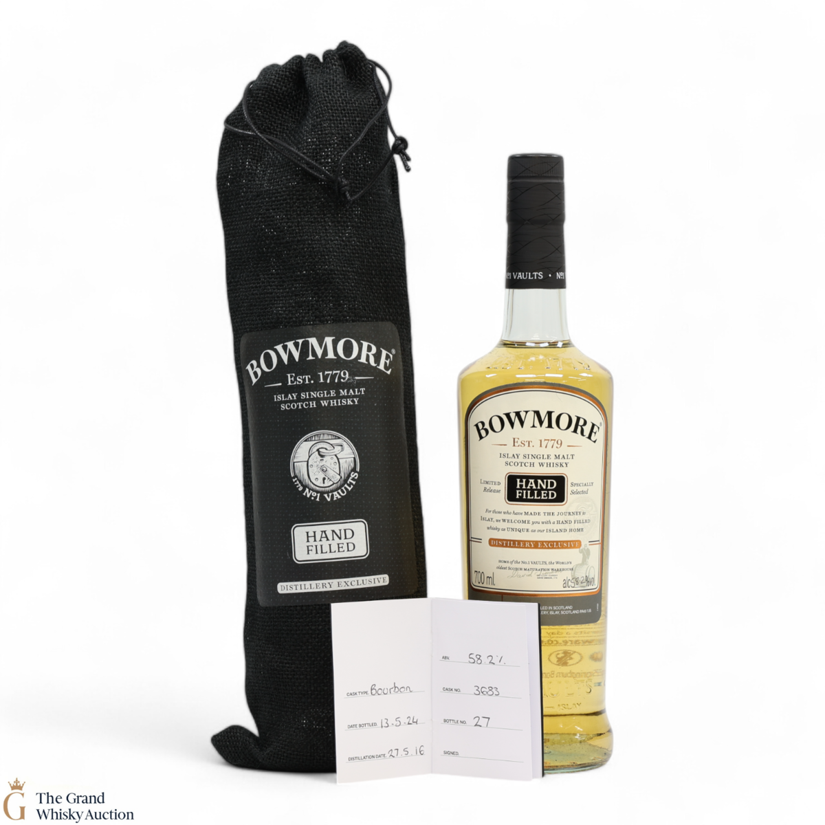 Bowmore - 7 Year Old 2016 Hand Filled - Ex-Bourbon Cask #3683