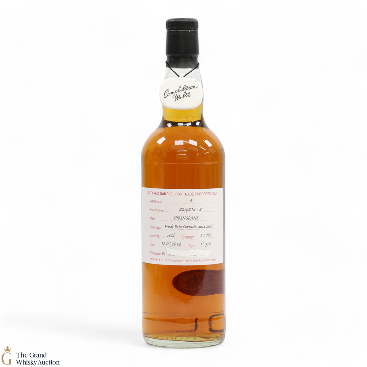 Springbank - 12 Year Old 2012 Fresh Palo Cortado Since 2022 - Duty Paid Sample 57.9%