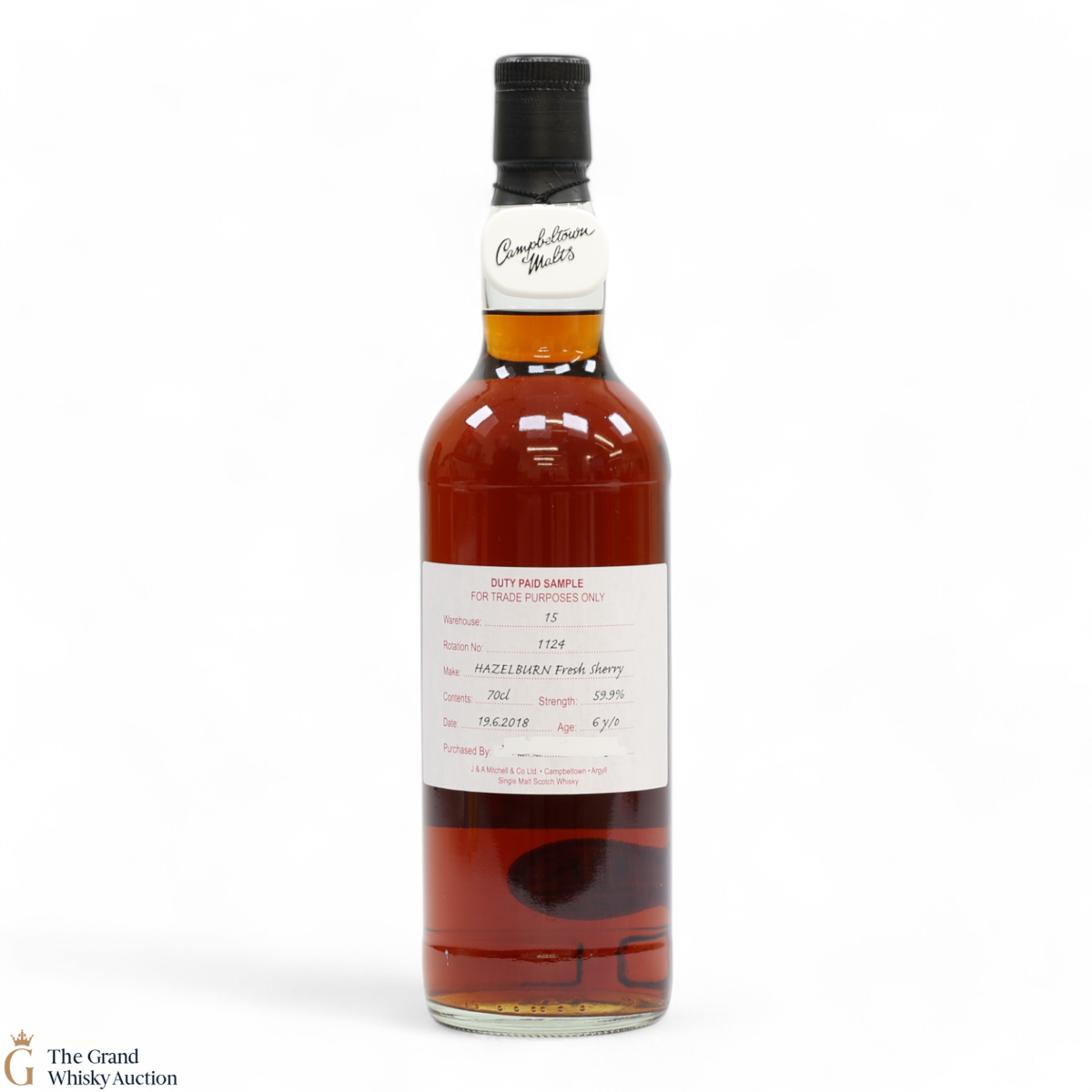 Hazelburn - 6 Year Old 2018 Fresh Sherry - Duty Paid Sample 59.9%