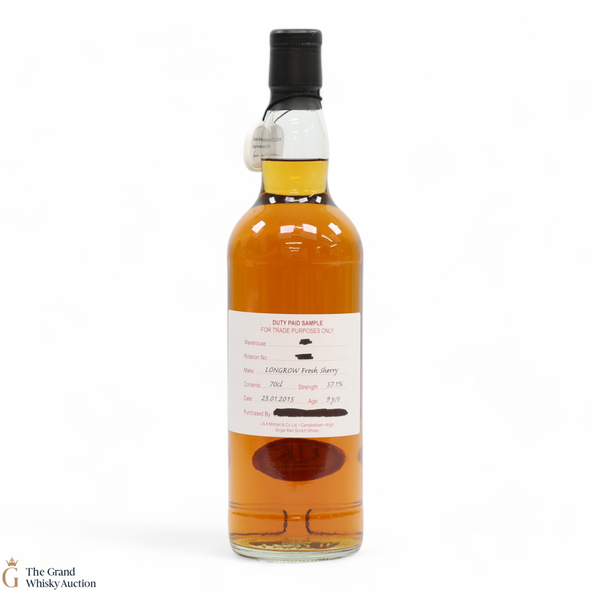 Longrow - 9 Year Old 2015 Fresh Sherry - Duty Paid Sample 57.1%