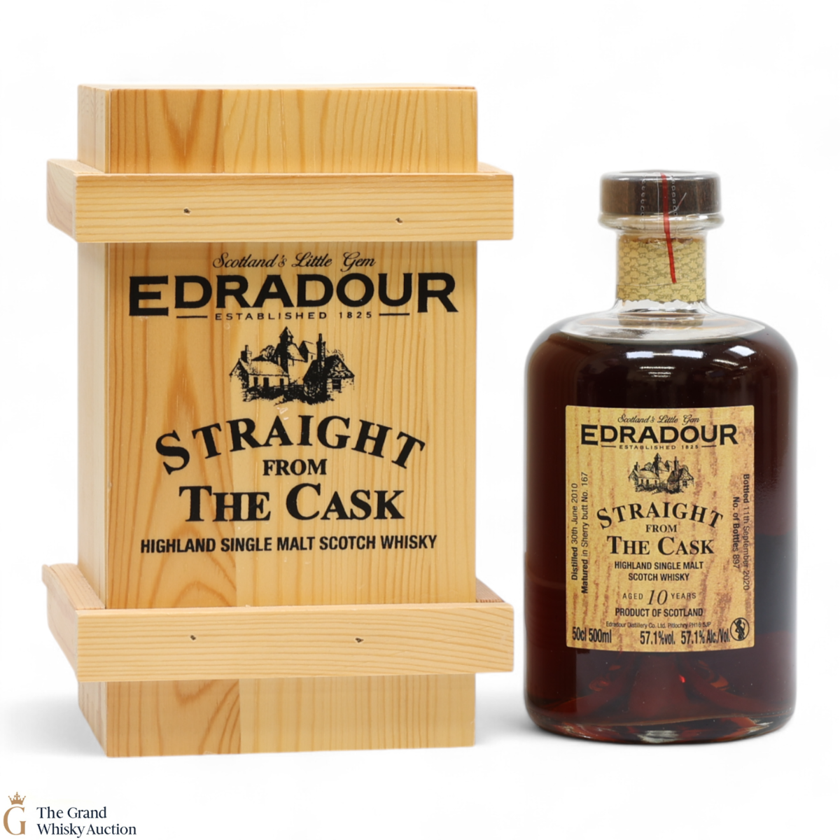 Edradour - 10 Year Old 2010 #167 - Straight from the Cask (50cl)