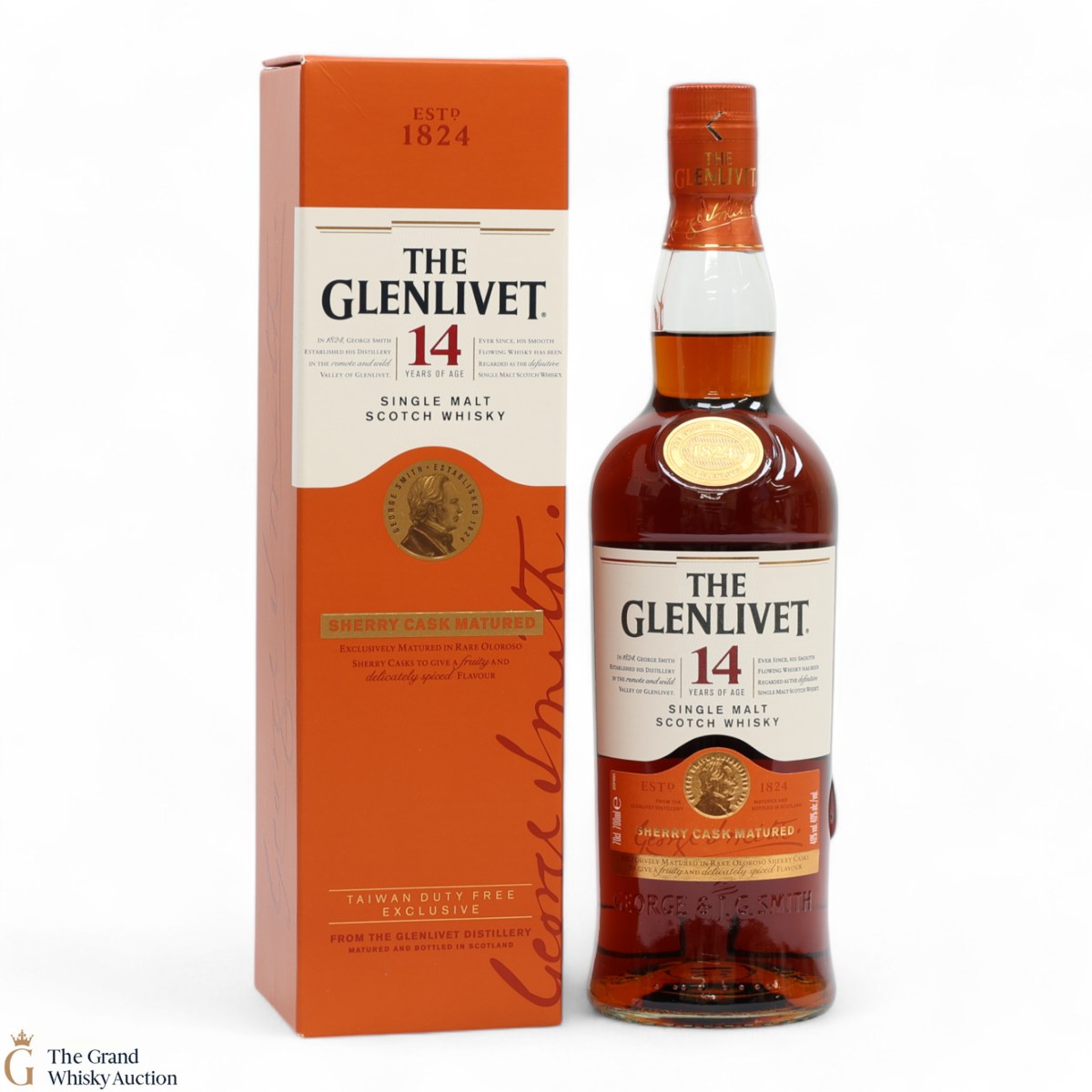 Glenlivet - 14 Year Old - Sherry Cask Matured - Taiwan Duty Free Exclusive