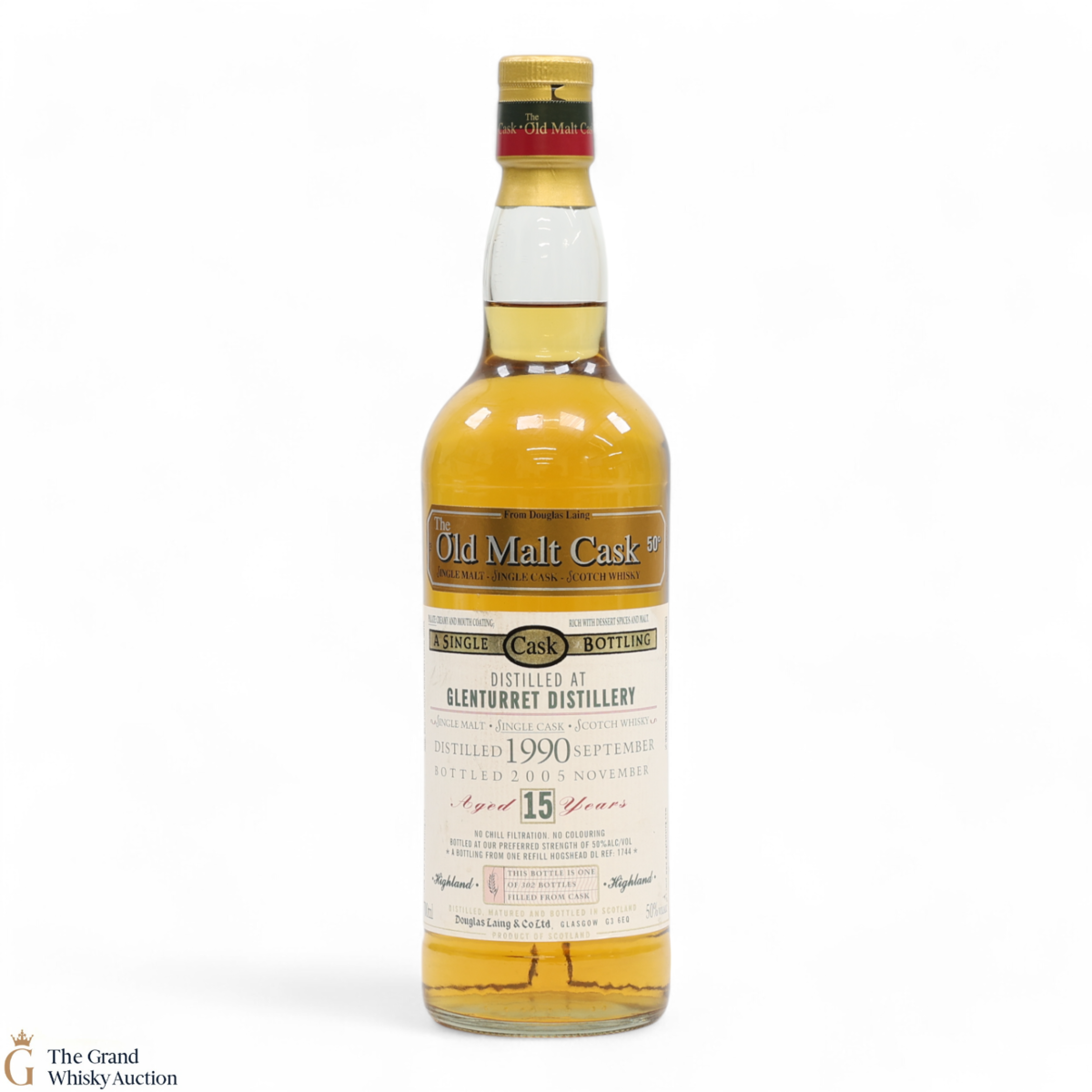 Glenturret - 15 Year Old 1990 - Old Malt Cask #1744