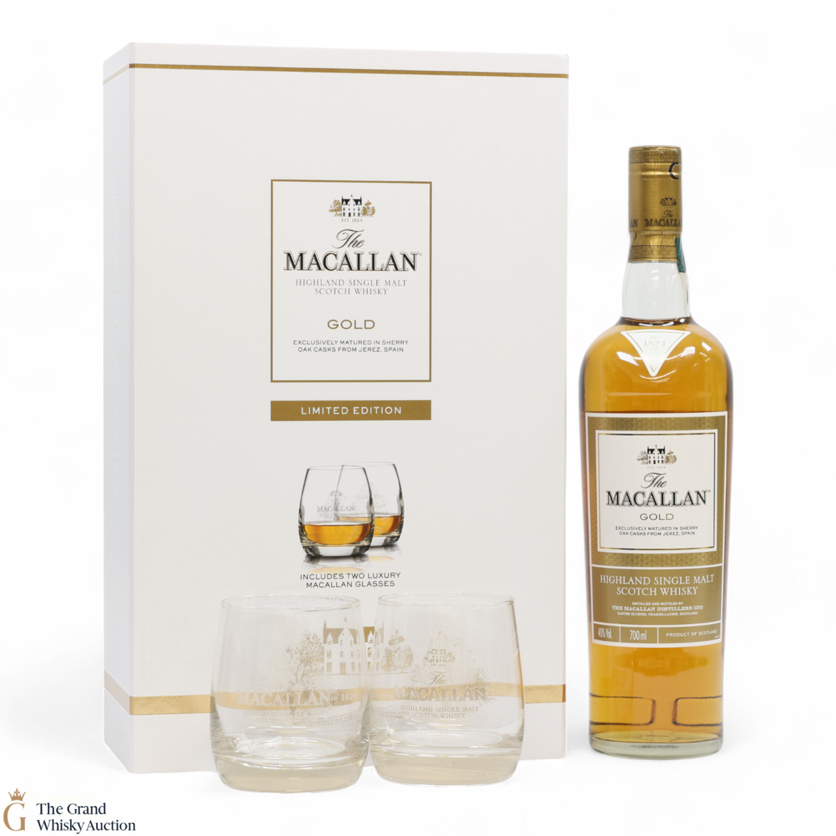 Macallan - Gold (Limited Edition with 2 x Glasses)