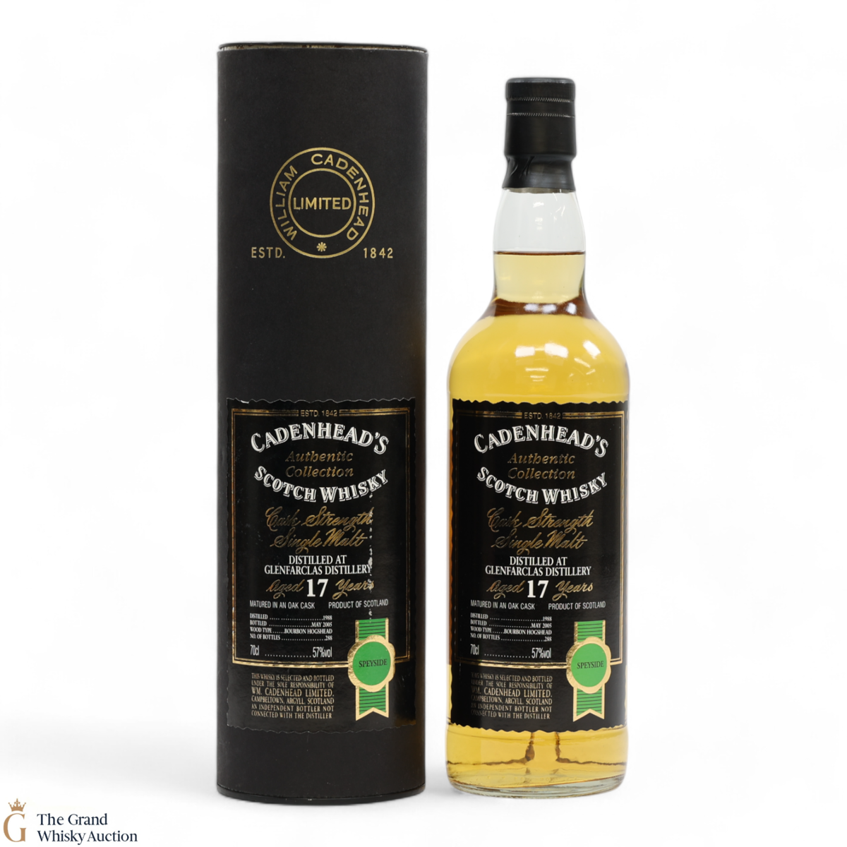 Glenfarclas - 17 Year Old 1988 - Cadenhead's Authentic Collection