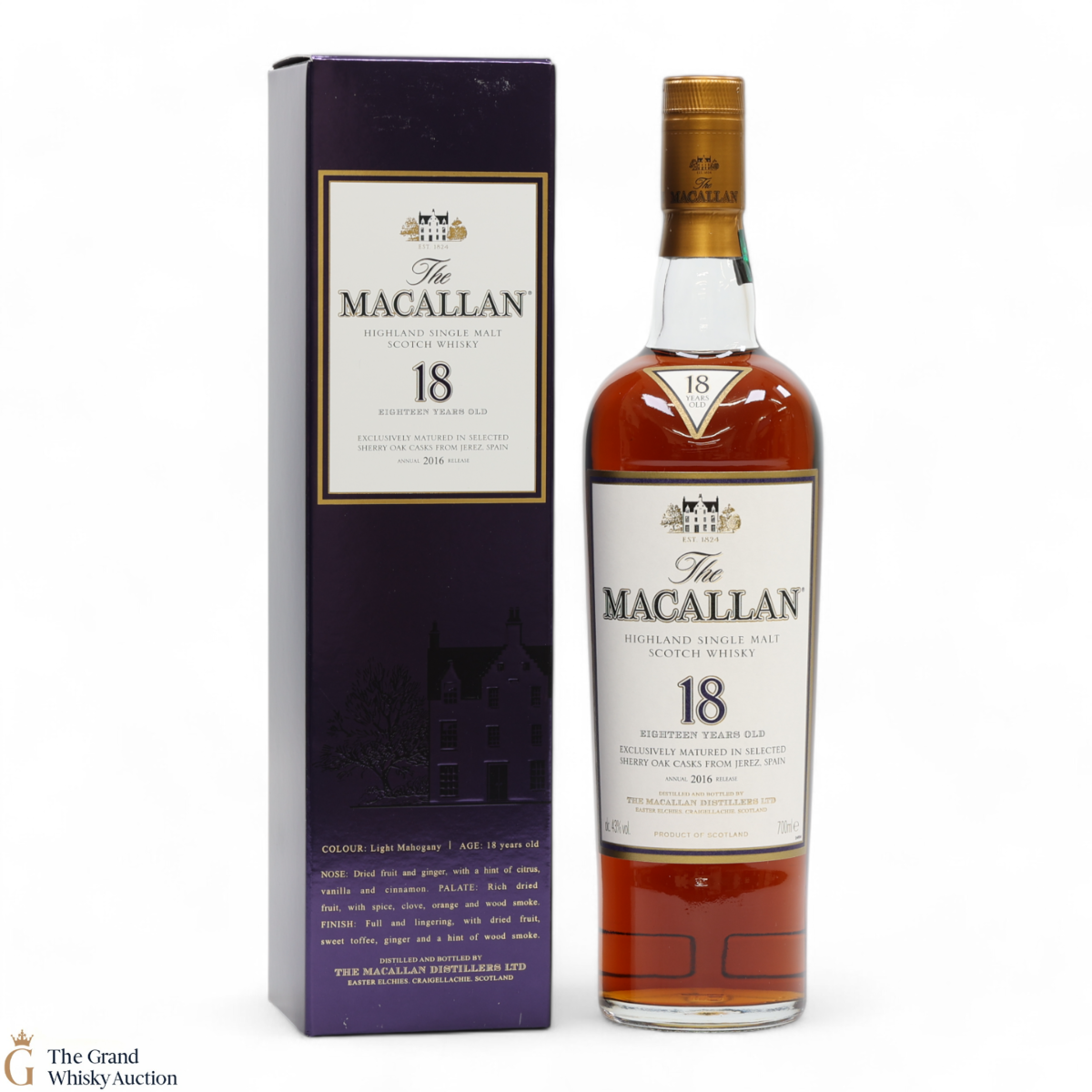 Macallan - 18 Year Old - Sherry Oak (2016)
