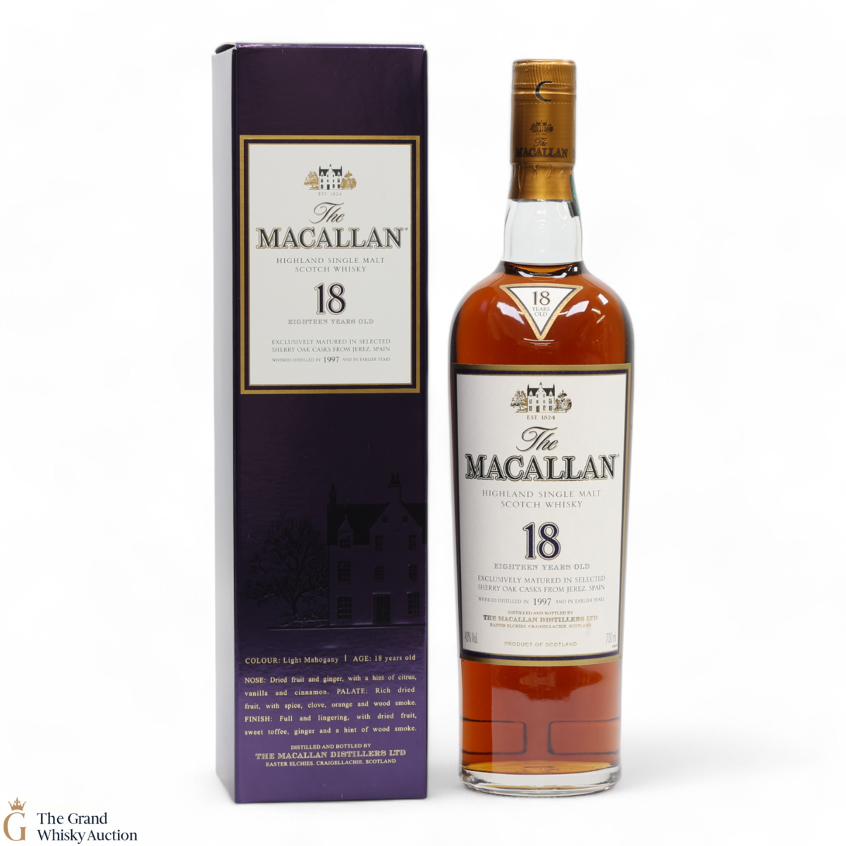 Macallan - 18 Year Old - Sherry Oak (1997)