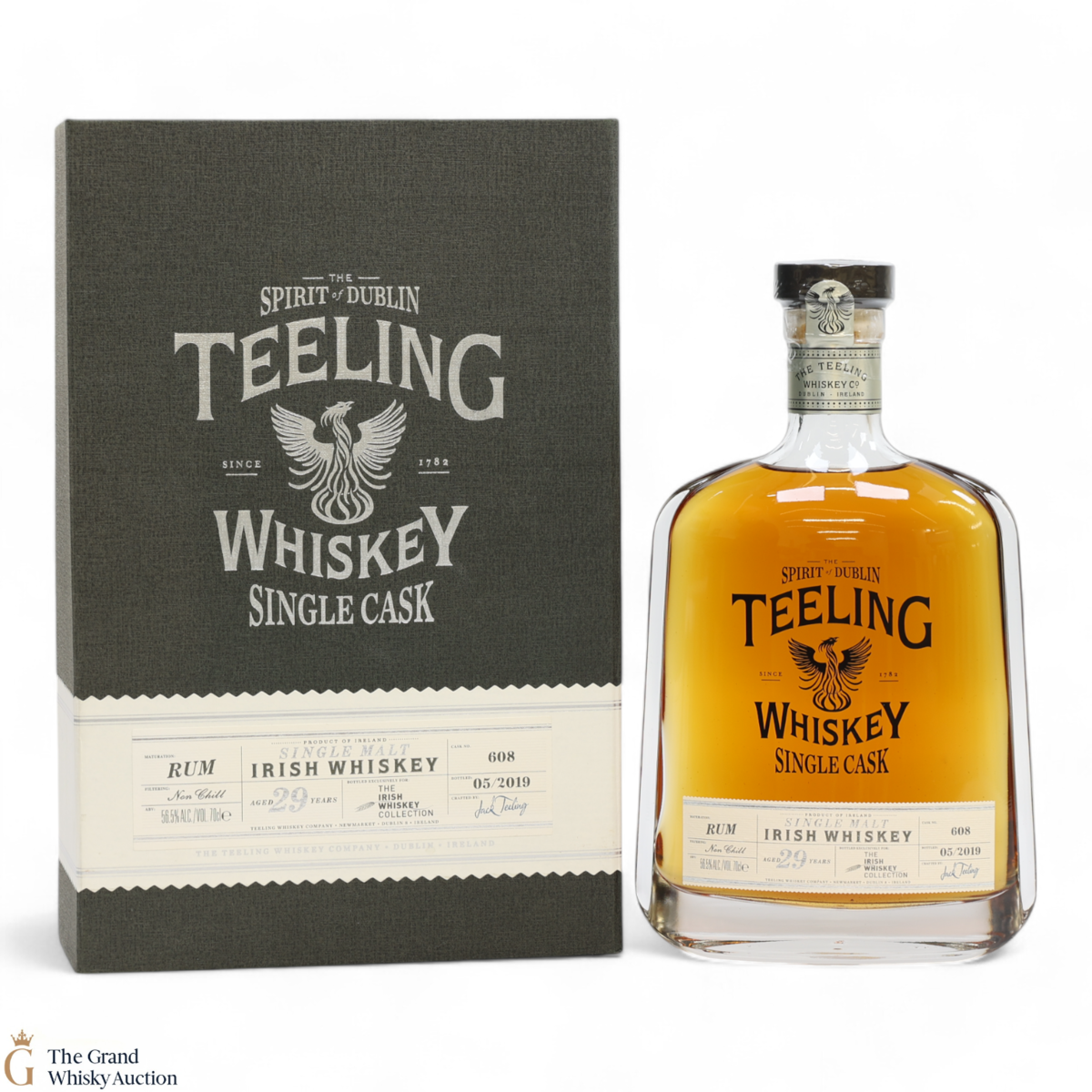 Teeling Whiskey - 29 Year Old 1990 - Single Rum Cask #608 - The Irish Whisky Collection