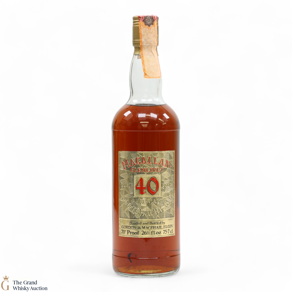 Macallan-Glenlivet - 40 Year Old - Gordon & MacPhail 1970's Pinerolo Import (26 2/3 Fl. Oz.)