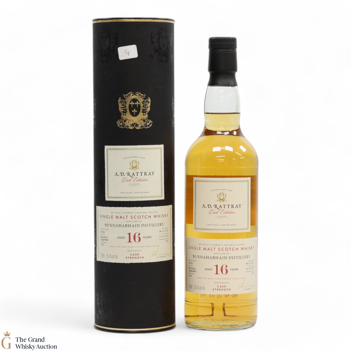 Bunnahabhain - 16 Year Old 2002 Single Cask #3055 - A.D. Rattray Cask Collection