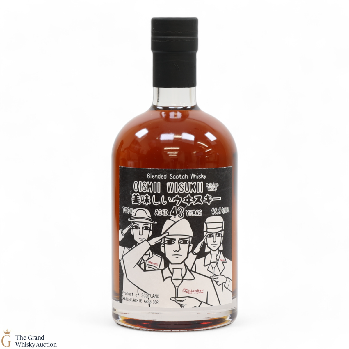 Oishii Wisukii - 43 Year Old Blended Whisky - Highlander Inn