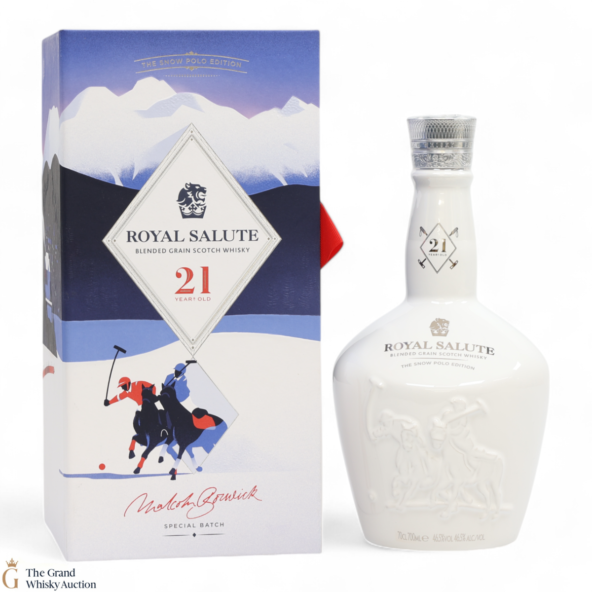 Chivas - Royal Salute - 21 Year Old - Snow Polo Edition 